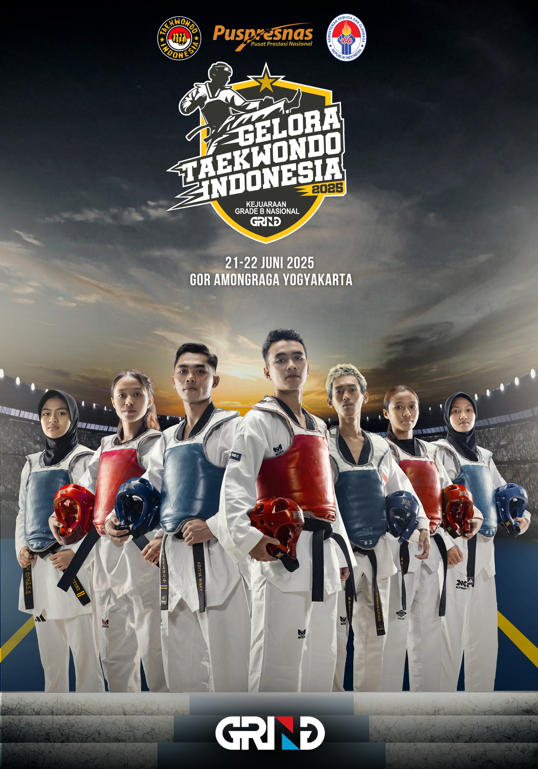 Panggung Juara Taekwondo Indonesia Taekwondo Indonesia Dojang MPD Yogyakarta